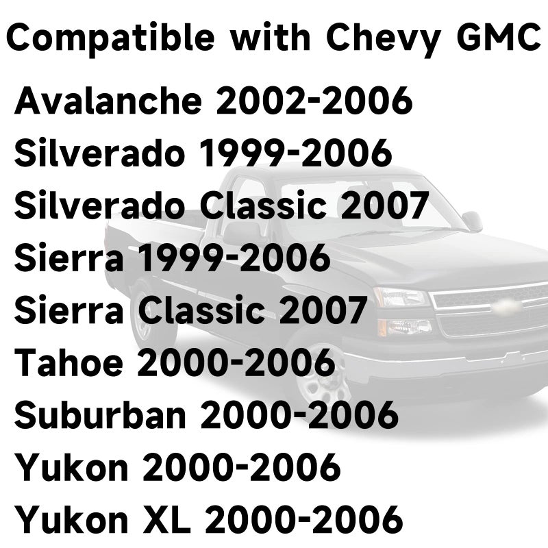 Dimeani Dashboard Cover fit for Chevy Silverado 1999 2000 2001 2002 2003 2004 2005 2006, Dash Cover fit for Chevrolet Tahoe Suburban Avalanche, Dashboard Mat fit for GMC Sierra Yukon - Image 2